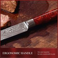 Couteaux à steak personnalisés, couteau de charcuterie en acier inoxydable pour viandes fermes, rôtis et poulet