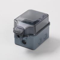 QHECO Boîtier de protection étanche IP66 pour interrupteurs et prises électriques extérieurs, Boîtier de charge, Boîtier étanche pour prise simple