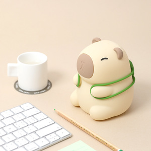 Nouveauté Animal <span class=keywords><strong>Veilleuse</strong></span> Dimmable Rechargeable Touch Capibara Lampe Pour Bébé Cadeaux - Product Image 2