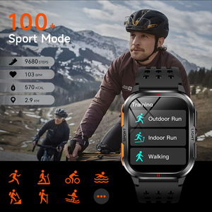 2025 <b>Smart</b> <b>Watch</b> MK98 Flashlight Multi Dimensional Health Monitoring 3D Dynamic 400mAh 3ATM Waterproof Outdoor <b>Smart</b> <b>Watches</b> Sma - Product Image 4