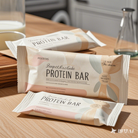 Emballage alimentaire personnalisé avec impression Snacks de noix Emballage de barre protéinée de lactosérum énergétique Emballages d'emballage personnalisés pour barres protéinées