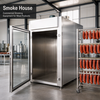 Four à fumage de viande à vapeur ZX1/1, consommation de vapeur de 75 kg par heure, pour saucisses, jambon, bacon, poisson et produits à base de haricots
