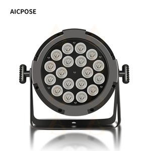 AICPOSE - Suministro al por Mayor de Luces LED Par RGBW 4 en 1 de 18x12w, DMX512, IP65, para Exteriores, Escenarios, DJ - Product Image 1