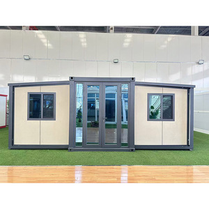 Sécurité 40Ft 20Ft Maison de conteneur extensible mobile moderne préfabriquée 2 3 4 5 chambres à coucher Maison portable préfabriquée en acier léger - Product Image 2