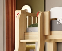 Massivholz Etagen bett Zwei schicht iges multifunktion ales Kombination sbett Verdicktes Kinder bett