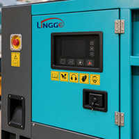 Groupe électrogène diesel de secours pour centre de données 80 kVA triphasé 400 V super silencieux avec commande à distance ATS