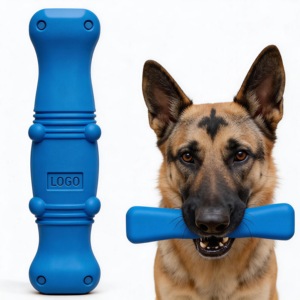 Juguete para Perros Indestructible Personalizado - Juguete Masticable Resistente para Masticadores Agresivos, Seguro, No Tóxico, de Caucho Natural, Limpia los Dientes - Product Image 1