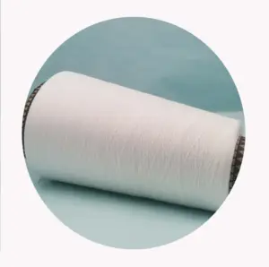优质低价环锭纺白色70% 涤纶/30% 粘胶纱产品Ne30s