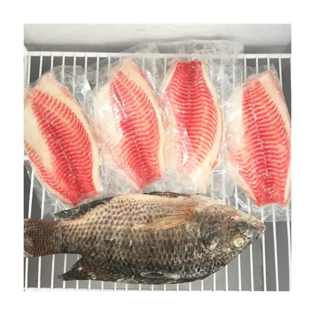 Pescado de tilapia congelado y filete de tilapia, venta al por mayor, precio en venta