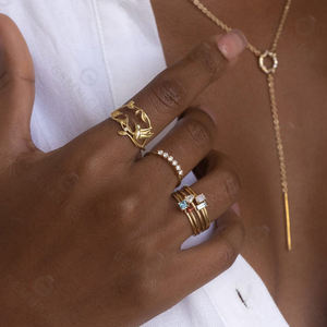 Gemnel Vrouwen Geschenk 925 Sterling Zilveren Zirkonia Geboortesteen Ring - Product Image 4