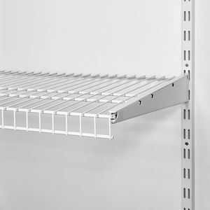 رف معدني على شكل حرف L مخصص، متين وصديق للبيئة، قابل لتعديل الارتفاع، يُثبت على الحائط، منظم تخزين للملابس في المرآب - Product Image 2