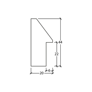 Moulures d'intérieur contemporaines Moldurarte avec détails chanfreinés, style authentique, finition PET, cadre en bois - Product Image 6