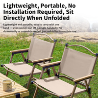 Ensemble de chaise pliante d'extérieur moderne et de table solide en gros, équipement portable pour le camping et la pêche