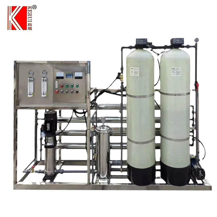 Khối lượng cao công nghiệp 500l/1000L mỗi giờ cao volumero lọc nước thẩm thấu ngược hệ thống lọc nước