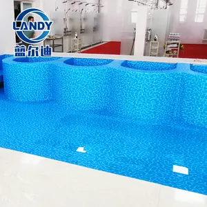水疗池和浸泡池装饰的定制图案PVC池衬里设计