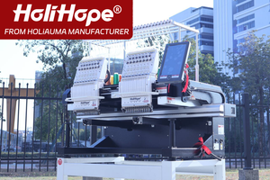 เครื่องปักผ้าอุตสาหกรรม HoliHope Holiauma ลดราคาจากโรงงาน แบบ 2 หัว พร้อมโปรแกรมคอมพิวเตอร์สำหรับใช้ในบ้าน ความเร็ว 1200 จุดต่อนาที - Product Image 2