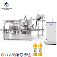 Ligne de production de jus entièrement automatique Sokos, projet clé en main, machine de remplissage de jus, machine de remplissage de jus de fruits