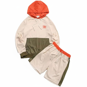 Conjunto de pantalones cortos cortavientos transpirables a precio de venta al por mayor, conjunto de pantalones cortos cortavientos de nuevo diseño a la venta - Product Image 1