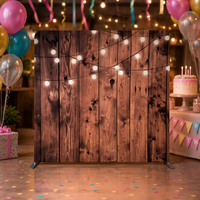 Penutup Photo Booth Desain Baru 2026, Stand Backdrop Kain Lurus Populer, Latar Belakang Photo Booth Portabel untuk Pameran Dagang