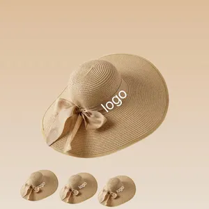 Soleil d'été double face uni coton logo personnalisé casquette broderie designer homme femmes réversible pêcheur bucks seau chapeau