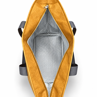 Sac isotherme de pique-nique grande capacité avec poche latérale zippée, fond renforcé, logo personnalisé OEM
