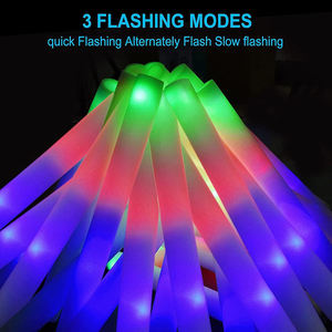 Led ánh sáng lên bọt gậy phát sáng trong bóng tối gậy với 3 màu sắc nhấp nháy dùi cui Wands Nguồn cung cấp bên cho đám cưới raves buổi hòa nhạc - Product Image 2