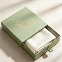 Boîte cadeau rigide pliable de luxe personnalisée, en carton kraft, écologique, matériaux recyclés pour accessoires de mode, cravates