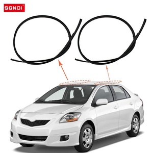 Bandes <span class=keywords><strong>d</strong></span>'<span class=keywords><strong>Étanchéité</strong></span> de Finition Latérale de Gouttière de Toit de Haute Qualité <span class=keywords><strong>pour</strong></span> Toyota Yaris Berline 2006 75552-52140 75551-52160 - Product Image 1
