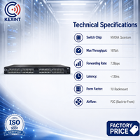 Conmutador InfiniBand Quantum HDR Mellanox MQM8790-HS2F de Kexint, 40 Puertos, 200G, 1U, para Centros de Datos, IA y HPC