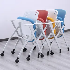 학생 교실을 위한 플라스틱 foldable 학교 의자 쓰기 정제를 가진 Customizable 훈련 의자