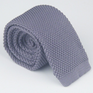 <span class=keywords><strong>Corbata</strong></span> <span class=keywords><strong>de</strong></span> <span class=keywords><strong>punto</strong></span> lisa <span class=keywords><strong>de</strong></span> poliéster para hombre a la moda - Product Image 6