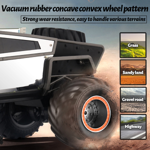 Camion Cybertruck télécommandé à grande vitesse, échelle 1/12, 2,4 GHz, roues grandes, tout-terrain, voitures de course RC, jouets - Product Image 3