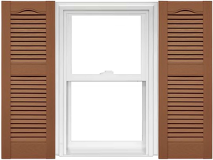 หน้าต่างไม้จริง หน้าต่างบานเกล็ด บานเกล็ดแนวตั้งทันสมัยสำหรับหน้าต่าง - Product Image 3