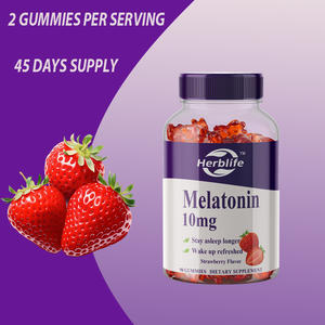 Gomitas de Melatonina de 10 mg OEM/ODM, Ayuda para Dormir para Adultos, Suplementos de Melatonina para el Sueño, 90 Gomitas con Sabor a Fresa - Product Image 4