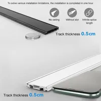 Rail magnétique LED fin de 5 mm, système d'éclairage linéaire pour plafond, lampe magnétique mince DC48V, éclairage d'intérieur moderne pour la maison (projecteur/spot)