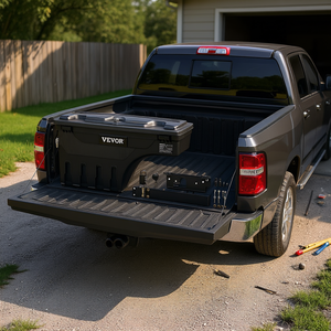 Boîte à outils de rangement pour benne de camion Vevor, 485 mm, fermeture à loquet, étanche, verrouillage à clé, pour Dodge Ram 1500 2019-2021 - Product Image 2