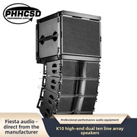 Système de sonorisation K10 Dual 10 pouces Line-Array pour scène, ensemble d'enceintes professionnelles haute puissance, équipement complet