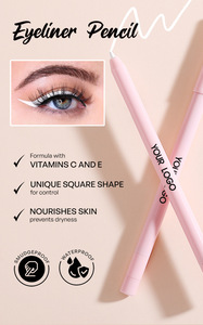Crayon Eyeliner Double Pointe Lisse Sans Logo Crayon Gel Eyeliner Intégré avec Taille-Crayon Imperméable Longue Tenue - Product Image 5