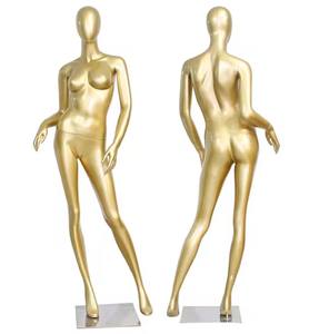 Maniquí dorado de cuerpo completo de perfil alto Maniquí de Cuerpo Femenino - Product Image 2