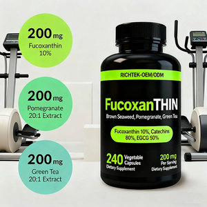 ハラール・コーシャ・GMP認証工場によるプライベートブランドのフコキサンチンカプセル、ミルクシスル配合の肝臓サプリメント - Product Image 3