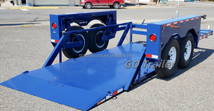 Rimorchio a pianale di rimorchio ad aria del rimorchio 10000lbs/4535KG del carico del rimorchio con il ponte piatto - Product Image 2