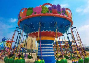 Carrusel de Sillas Voladoras para Interiores y Exteriores, Atracciones de Diversión para Centros Comerciales, Hecho de Acero y Fibra de Vidrio Duraderos, de Parque de Atracciones - Product Image 6
