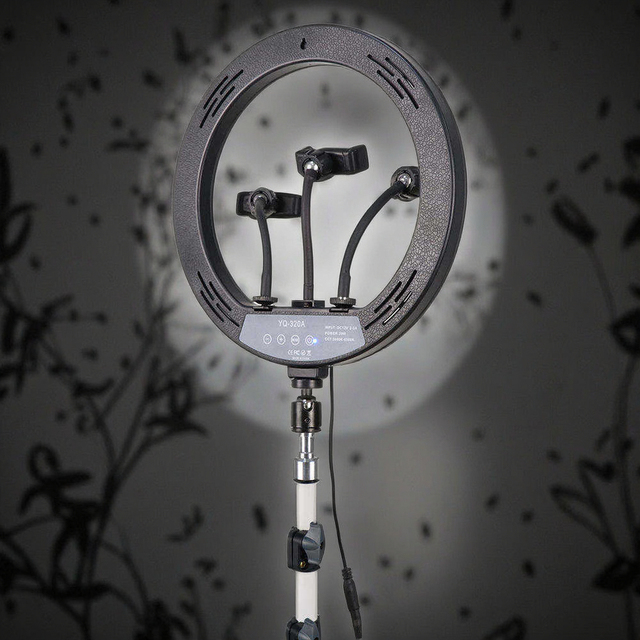 Motorized Ring Light Photograph Tripod with Auto Tracking