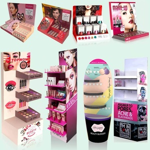 Expositor de Cartón Personalizado en Color <span class=keywords><strong>Rosa</strong></span> para Perfumes, Cuidado de la Piel, Esmalte de Uñas, Maquillaje, Lápiz Labial, Pestañas, FSDU, POP - Product Image 6