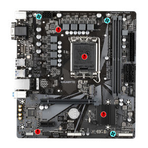 Tarjeta Madre GIGABYTE H610M S2 DDR4 con Socket LGA1700 Compatible con CPU Intel de 12.ª Generación Serie Core 12700K 12700KF I9 <span class=keywords><strong>12900K</strong></span> <span class=keywords><strong>12900KF</strong></span> - Product Image 5