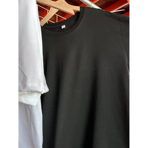 Camiseta de Hombre Lisa, Algodón CVC y Poliéster, Manga Corta, Casual, para Uso Diario, Tallas Grandes, con Logotipo Personalizado - Product Image 3