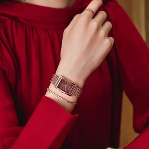 High End Luxury Square Stainless Steel Quartz <b>Watches</b> Custom Logo Classic Fashion Wholesale Women <b>Waterproof</b> Business <b>Watch</b> - Product Image 2