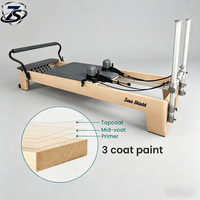Máquina de Pilates Reformer de Madera de Arce de Grado Comercial, Resistente, para Entrenamiento Profesional en Estudio, Cama de Entrenamiento para el Core, Equilibrio Corporal, 200 kg