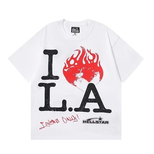 Camiseta de Hombre Estilo Urbano, Héroes y Villanos, Negra, Manga Corta, Oversize, Hip Hop, Casual, 100% Poliéster, Anti-Pilling - Product Image 2