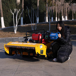 Tondeuse à fléaux industrielle autopropulsée à essence haute performance pour vergers et pelouses - Product Image 1